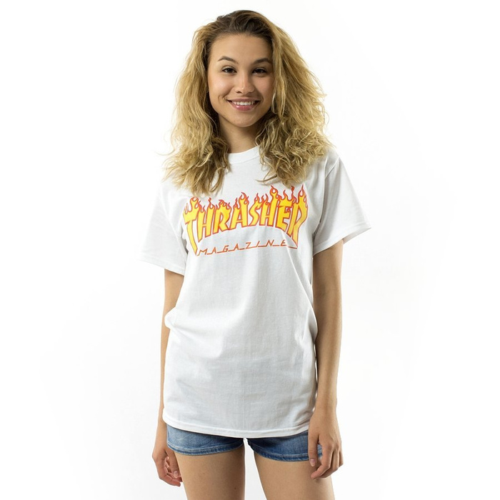 Thrasher t-shirt WMNS Flame Logo white