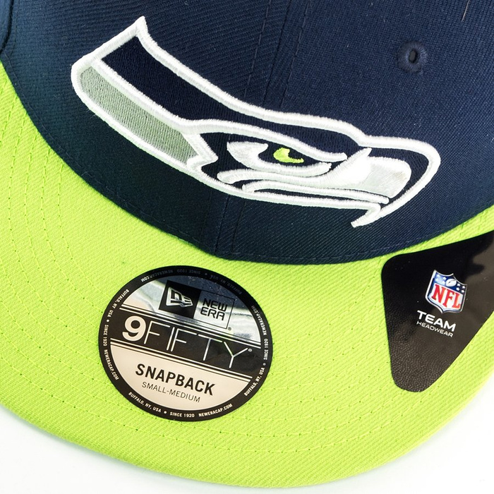 Czapka z daszkiem New Era snapback Seattle Seahawks NFL Team 9fifty navy