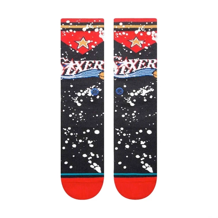 Stance socks Overspray Philadelphia 76ers black