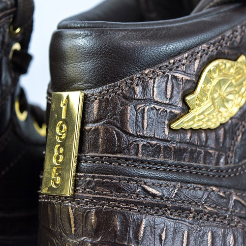  Buty męskie Air Jordan 1 Pinnacle "Brown Croc (705075-205) TM