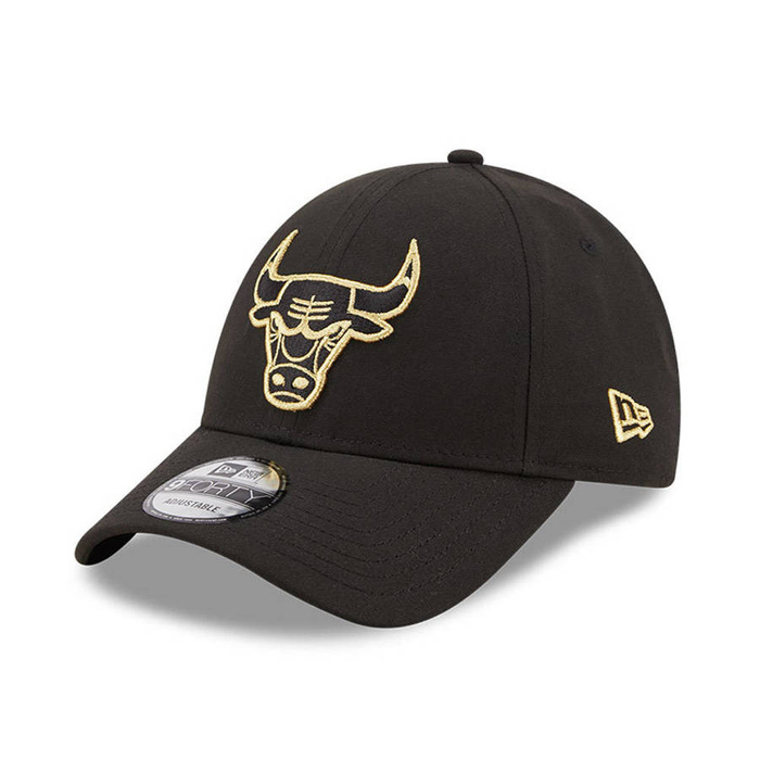 New Era snaapback 9FORTY Black & Gold NBA Chicago Bulls black