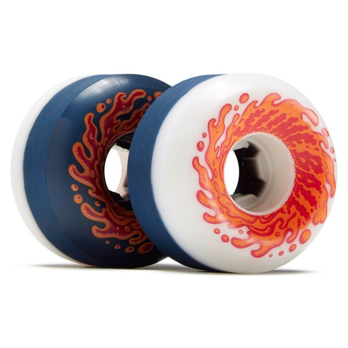 Santa Cruz Skateboards Slime Balls Wheels Vomit Mini 97A white / navy 4szt. (56mm)