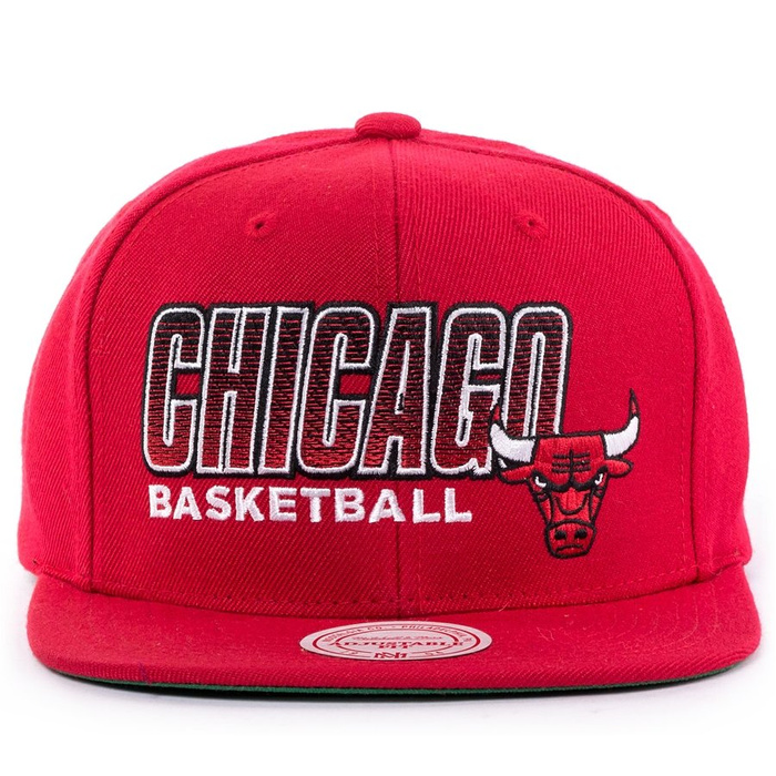 Mitchell and Ness snapback Score Keeper Chicago Bulls red