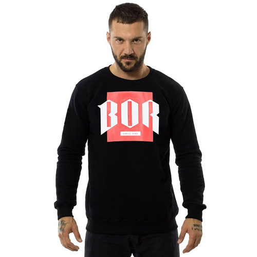 Bluza męska BOR crewneck Colorbox black