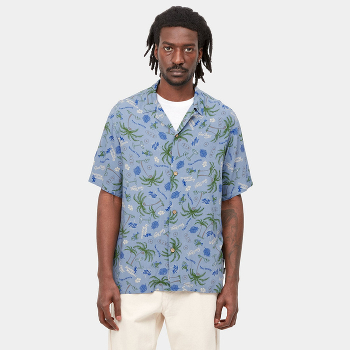 Carhartt WIP shirt Mirage Frosted frosted blue