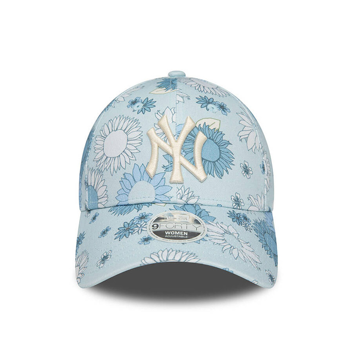 New Era cap 9FORTY Strapback MLB All Over Print New York Yankees blue