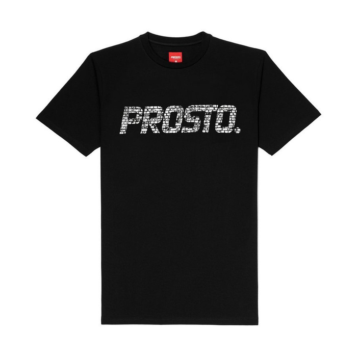 Koszulka męska Prosto Klasyk t-shirt Darkbrick black