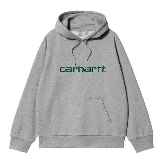 Carhartt WIP bluza męska z kapturem Hooded Carhartt Sweat grey heather / chervil