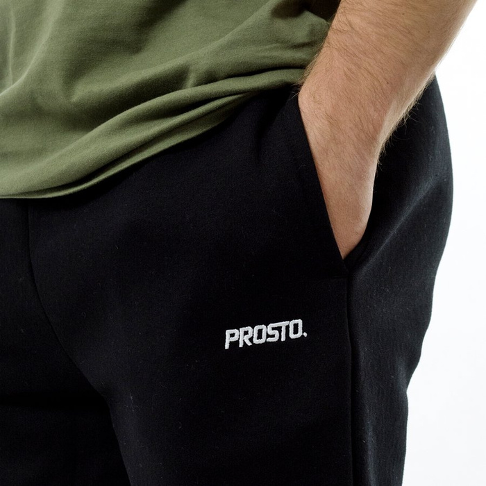 Spodnie dresowe męskie Prosto Klasyk sweatpants Oneleg black