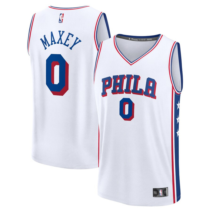 Fanatics koszulka koszykarska Replica Jersey NBA Association Edition Philadelphia 76ers Tyrese Maxey white