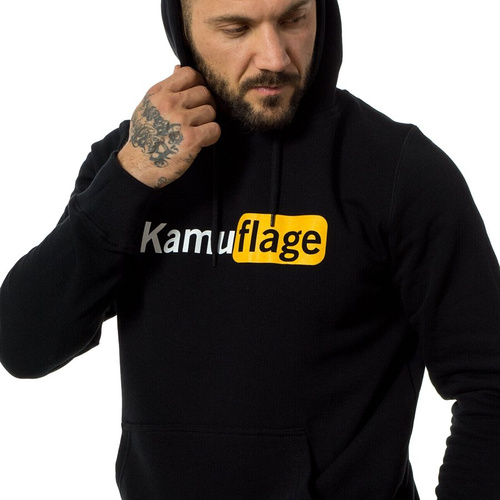 Kamuflage sweatshirt hoody Naughty black