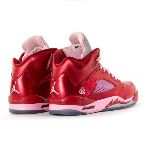 Jordan V Retro BG "Valentine's Day" gym red / pink (440892-605) TM