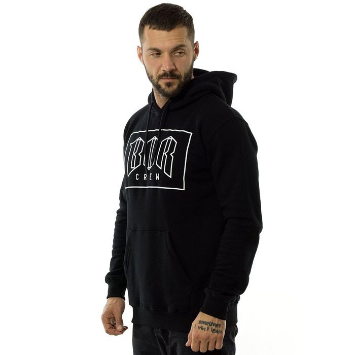 Bluza męska BOR hoody New Outline black