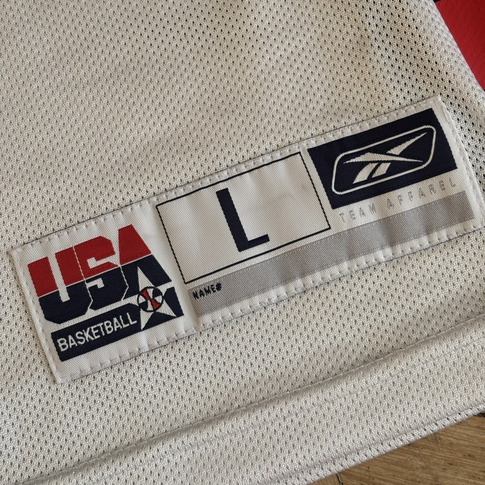 Reebok Jersey Team USA 2004 Allen Iverson white - used 8,5/10