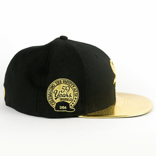 New Era fitted cap Chicago White Sox 59th Gold Anniversary black / gold 59FIFTY 