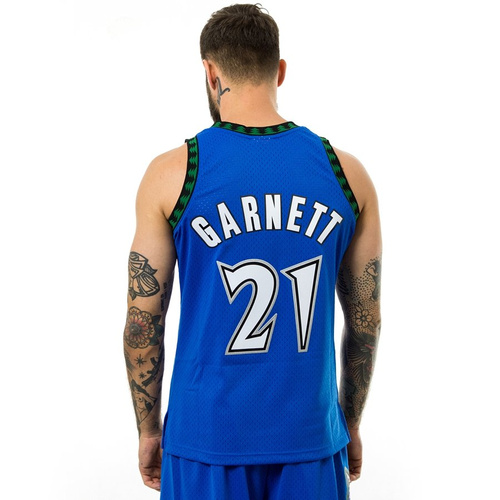 Mitchell and Ness Swingman Jersey 2.0 HWC Minnesota Timberwolves Kevin Garnett 2003-04 blue