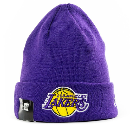 Czapka zimowa New Era Team Cuff Knit NBA Los Angeles Lakers royal M