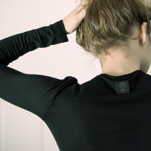 MLimited Dress Leather Patch Black