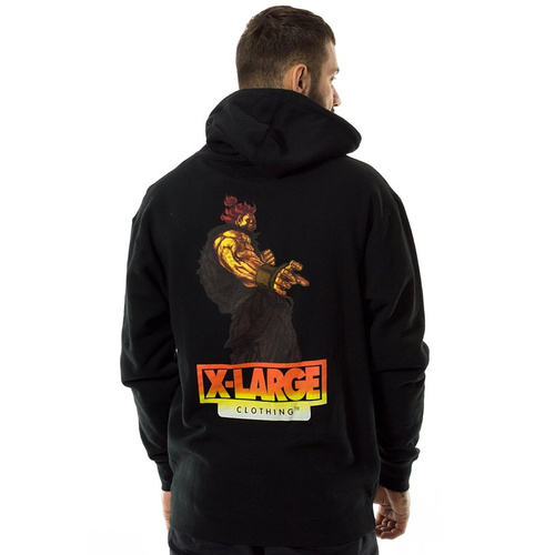XLarge sweatshirt hoody Street Fighter Alpha Akuma black 