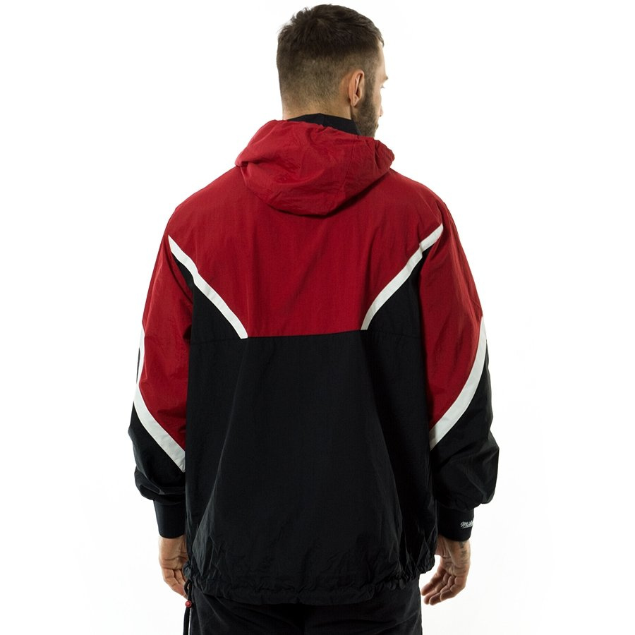 Mitchell and Ness jacket Half Zip Anorak Chicago Bulls red / white