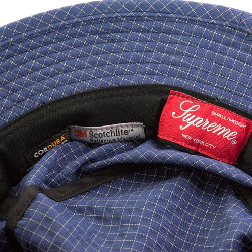 Supreme bucket hat Reflective Ripstop Low Crusher blue