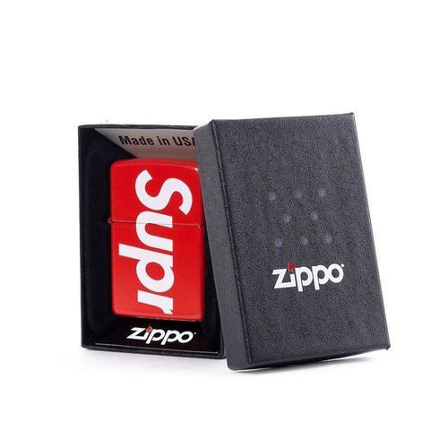 Zapalniczka Supreme® lighter Logo Zippo red