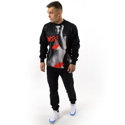 Bluza męska Mass Denim crewneck Bomb Girl black