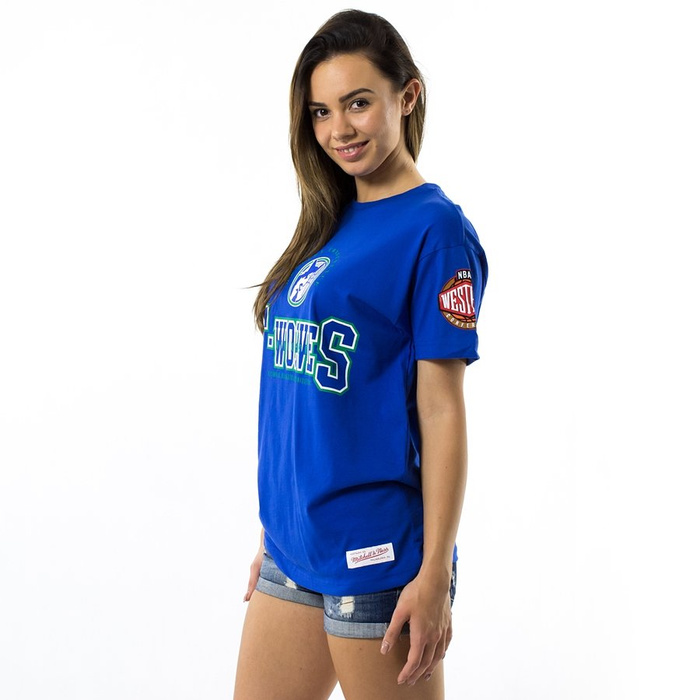 Koszulka damska Mitchell and Ness t-shirt Technical Foul Traditional Tee Minnesota Timberwolves royal