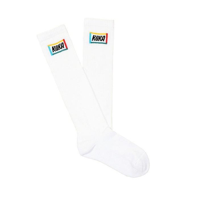 Podkolanówki Koka Broadway Girls High Socks white