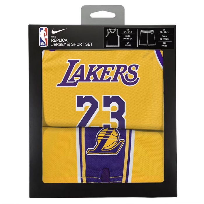 Nike NBA Replica Icon Jersey Box Set Los Angeles Lakers Lebron James 23 yellow (EZ2B3BC9M-LAK23)