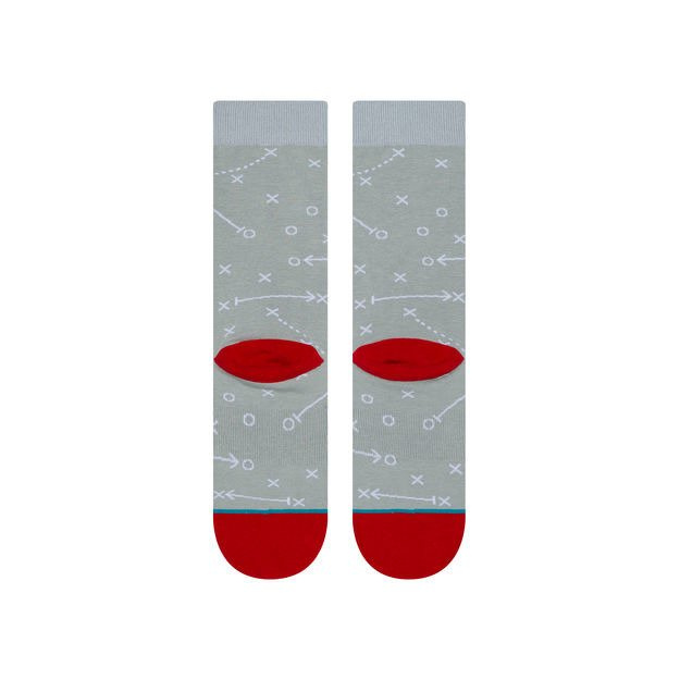 Skarpety Stance socks NBA Rockets Playbook grey / red