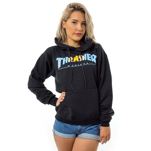 Thrasher sweatshirt WMNS Hoody Argentina black N