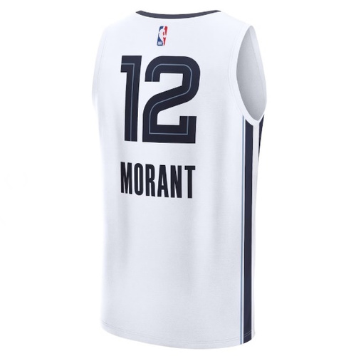 Fanatics koszulka koszykarska Replica Jersey NBA Association Edition Memphis Grizzlies Ja Morant white (kolekcja młodzieżowa)