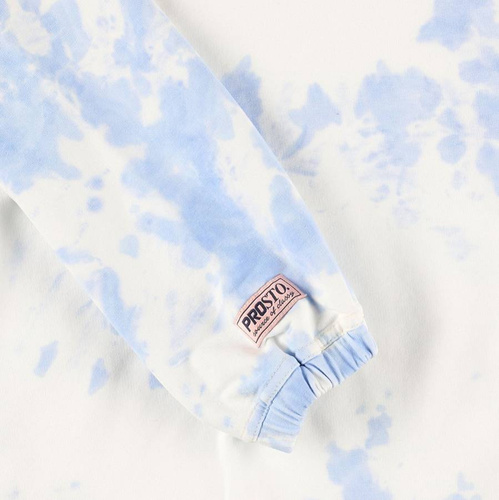 Prosto Klasyk sweatshirt hoody Cloudet white / baby blue