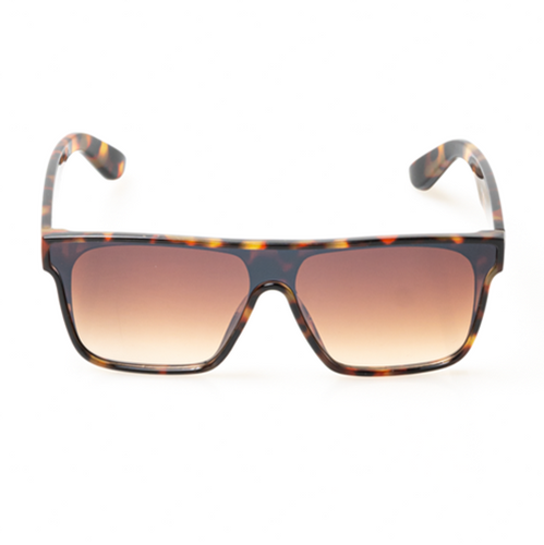 Okulary przeciwsłoneczne NewBadLine sunglasses Attack Brown Print Flash tonal brown