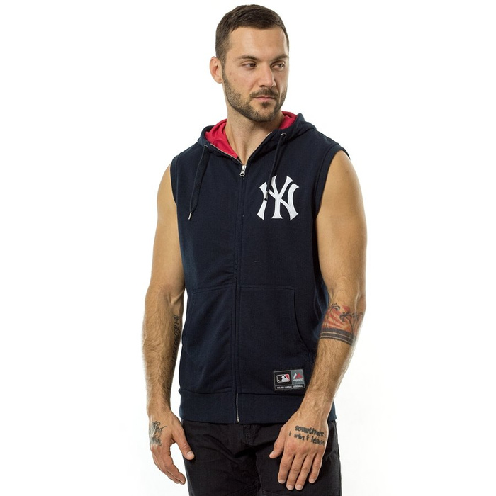 Majestic Athletic vest New York Yankees Manial Sleeveless Hoody navy