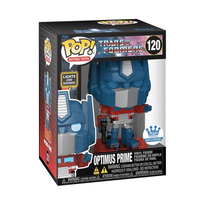 Funko Pop figurka kolekcjonerska Transfomers Lights nad Sounds Optimus Prime (exclusive)