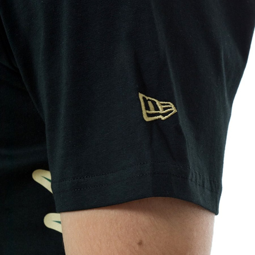 Koszulka męska New Era t-shirt NBA Team Vertical Logo Milwaukee Bucks black