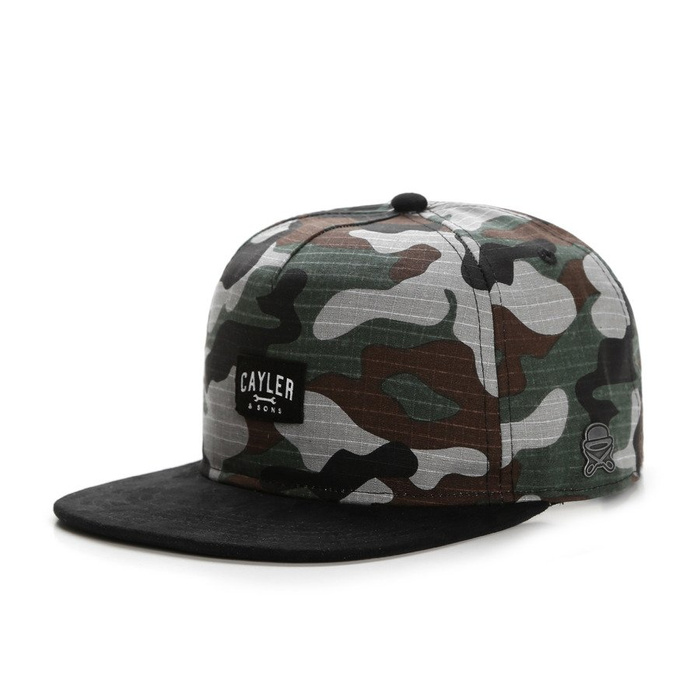Czapka Cayler and Sons snapback CL Toolin' Deconstruct woodland / black