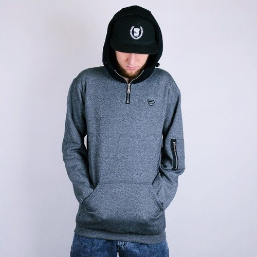 Unleashed bluza Melange Hoody grey