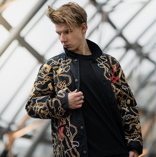 Kurtka męska Supreme® Chaines Quilted Jacket black