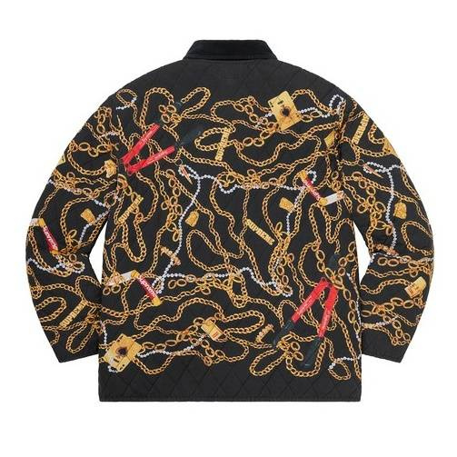 Supreme® Chaines Quilted Jacket black