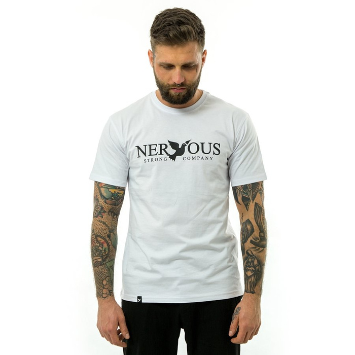 Nervous Koszulka męska t-shirt Classic white