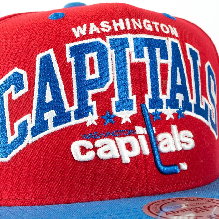 Czapka z daszkiem Mitchell and Ness snapback Team Arch Washington Capitals red / blue