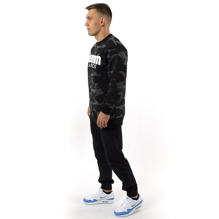 Bluza męska Mass Denim crewneck Classics black camo