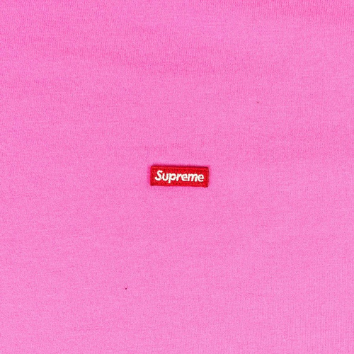 Supreme t-shirt Small Box Tee pink