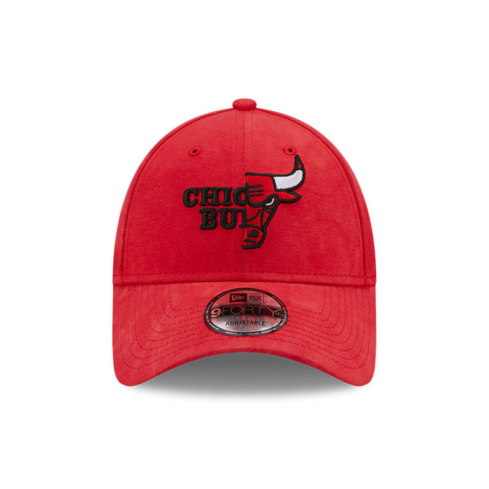 New Era strapback 9FORTY Split Logo Chicago Bulls red