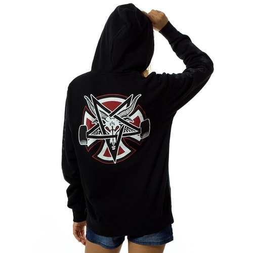 Bluza damska Thrasher X Independent hoody Pentagram Cross black N