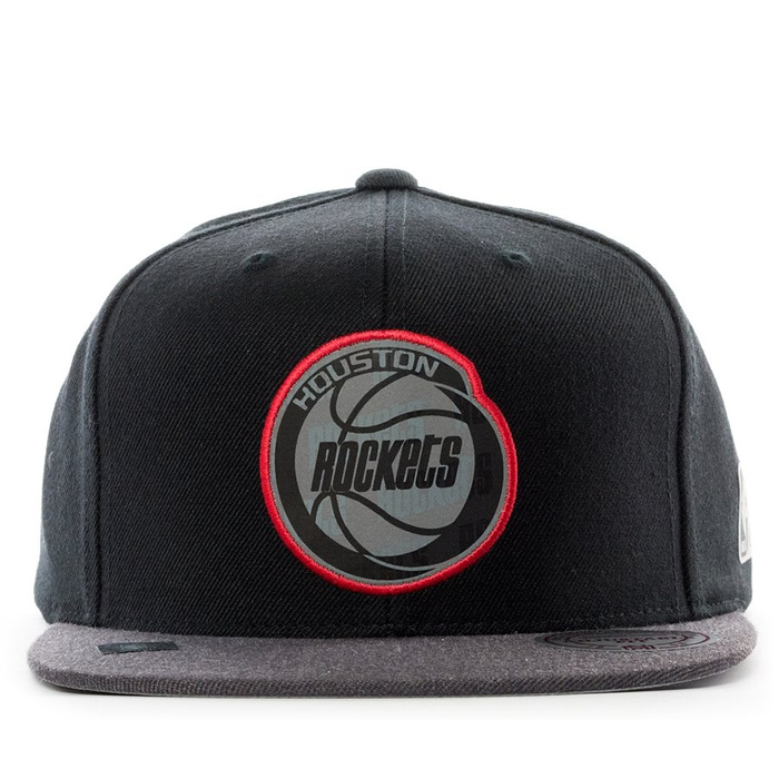 Czapka z daszkiem Mitchell and Ness snapback Reflective Duo Houston Rockets black / grey