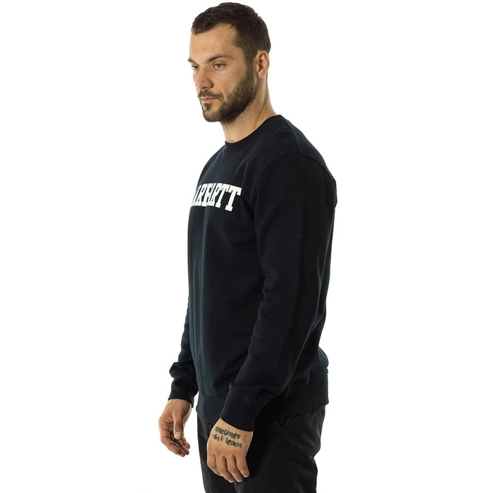 Carhartt WIP sweatshirt crewneck College black / white